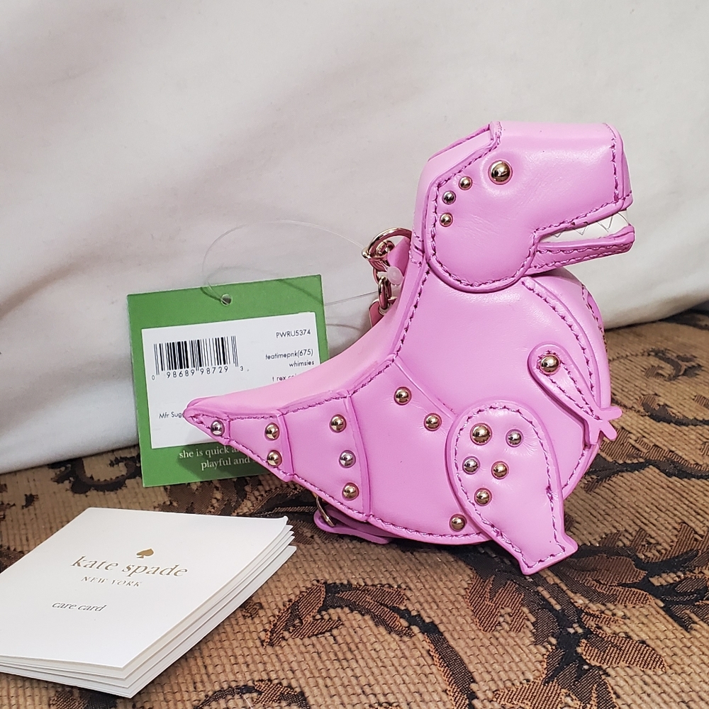 ☆ Kate Spade T-Rex dinosaur whimsies coin holder ☆